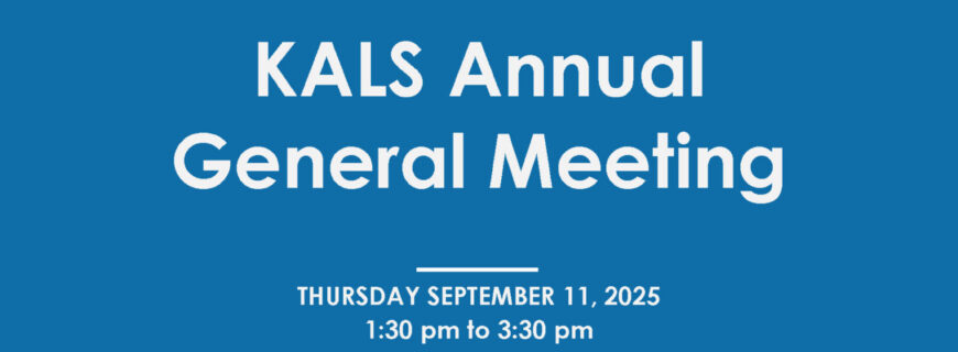 2025 KALS Annual General Meeting